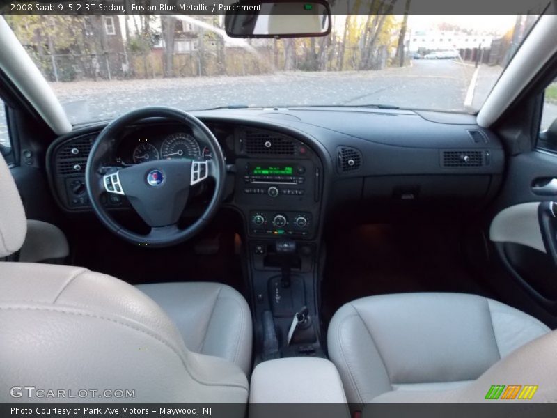 Fusion Blue Metallic / Parchment 2008 Saab 9-5 2.3T Sedan