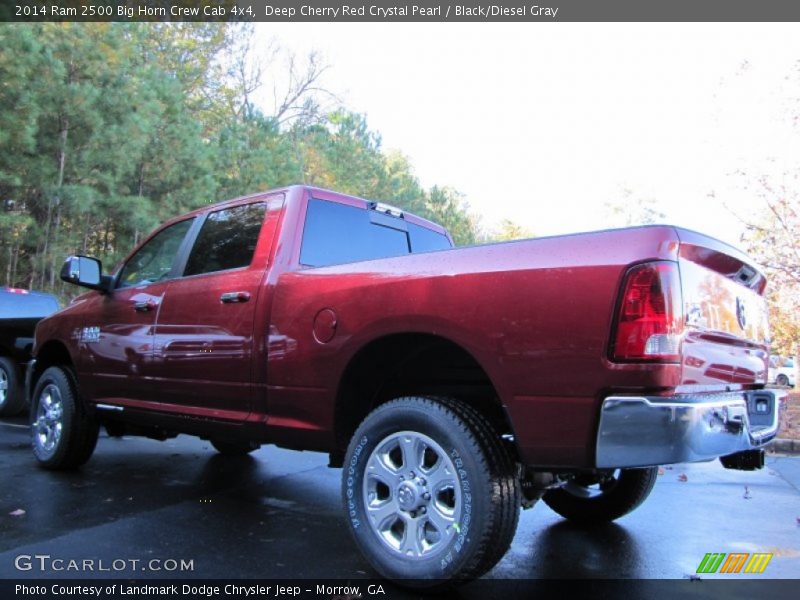 Deep Cherry Red Crystal Pearl / Black/Diesel Gray 2014 Ram 2500 Big Horn Crew Cab 4x4