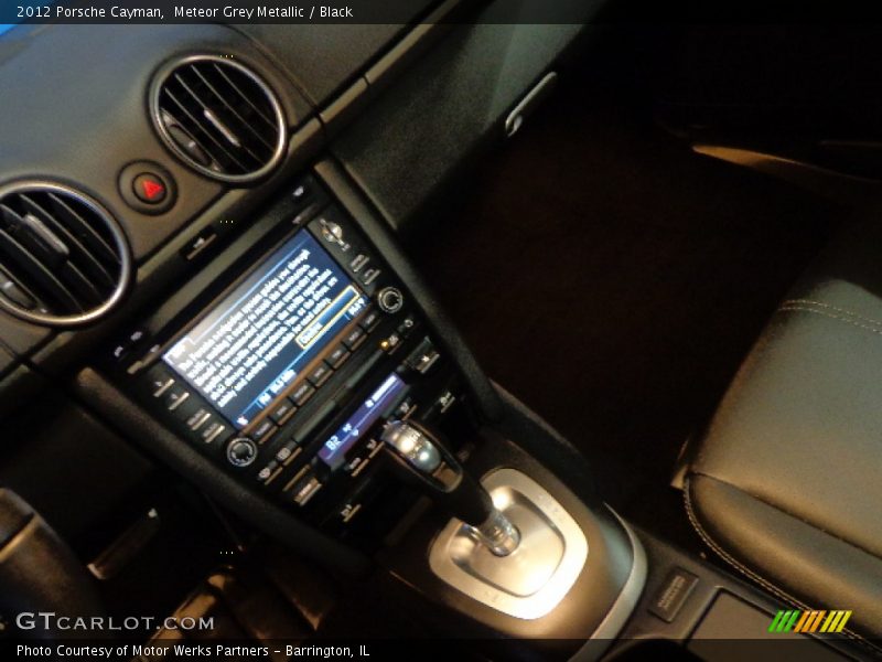 Meteor Grey Metallic / Black 2012 Porsche Cayman