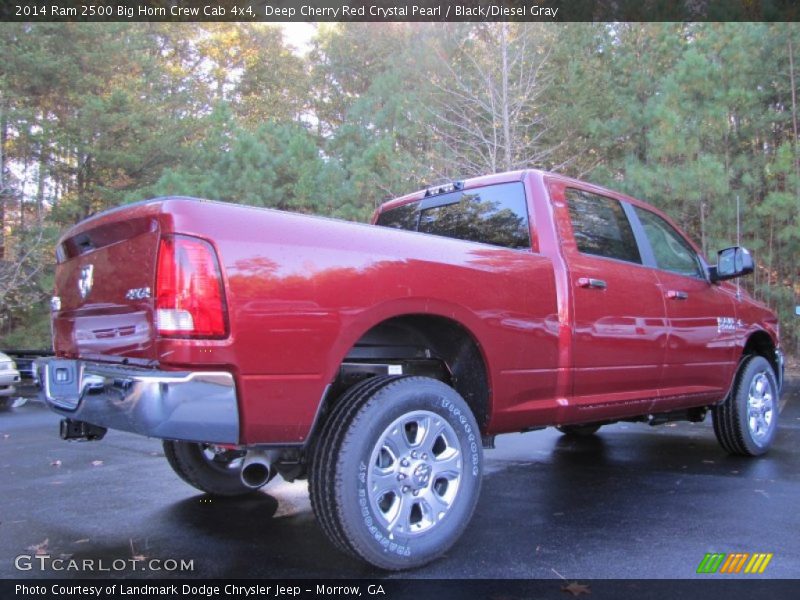 Deep Cherry Red Crystal Pearl / Black/Diesel Gray 2014 Ram 2500 Big Horn Crew Cab 4x4