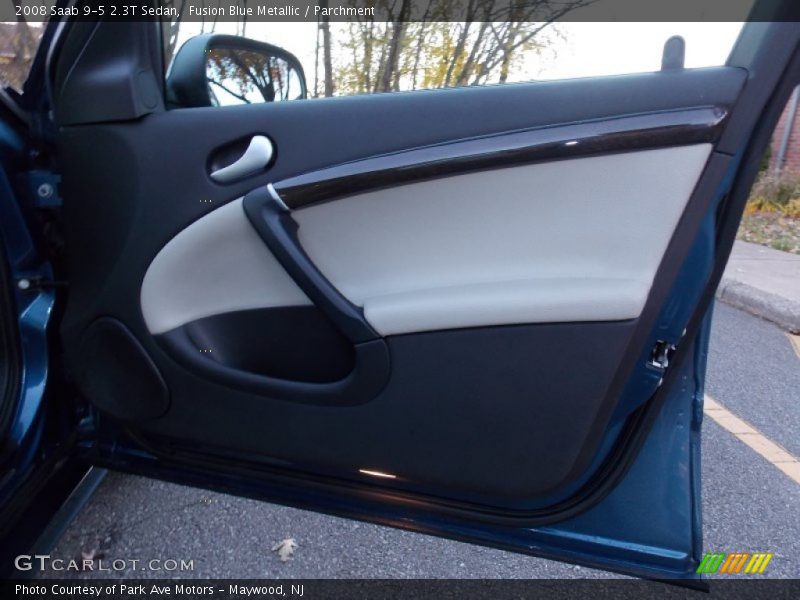 Fusion Blue Metallic / Parchment 2008 Saab 9-5 2.3T Sedan