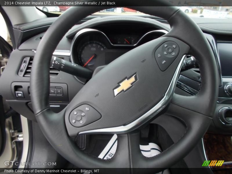Champagne Silver Metallic / Jet Black 2014 Chevrolet Impala LTZ