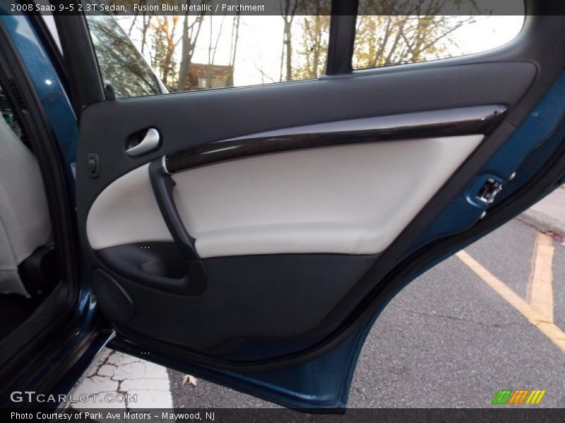 Fusion Blue Metallic / Parchment 2008 Saab 9-5 2.3T Sedan