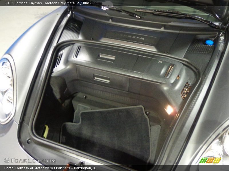 Meteor Grey Metallic / Black 2012 Porsche Cayman