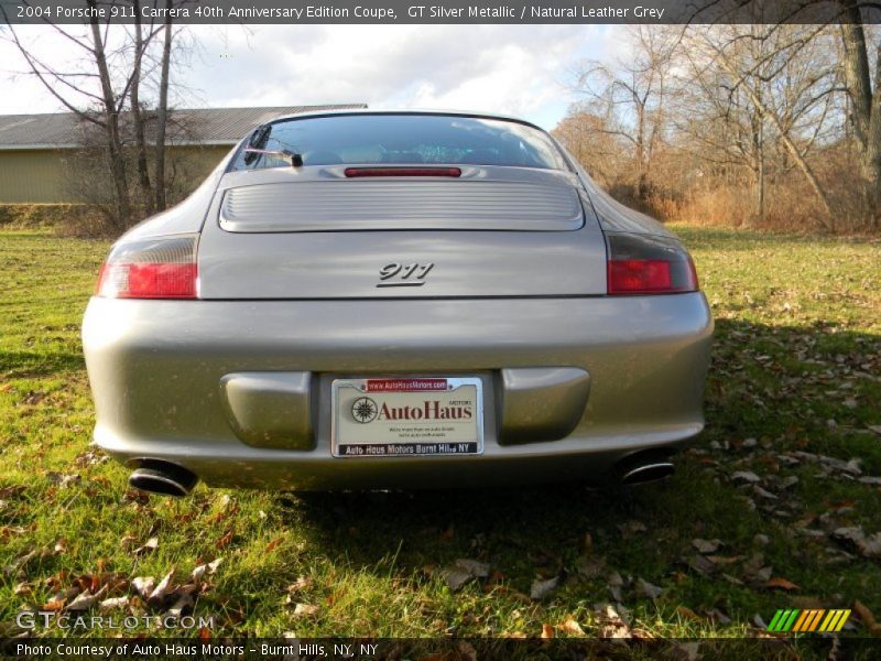 GT Silver Metallic / Natural Leather Grey 2004 Porsche 911 Carrera 40th Anniversary Edition Coupe