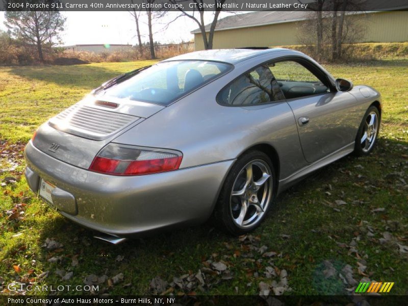 GT Silver Metallic / Natural Leather Grey 2004 Porsche 911 Carrera 40th Anniversary Edition Coupe