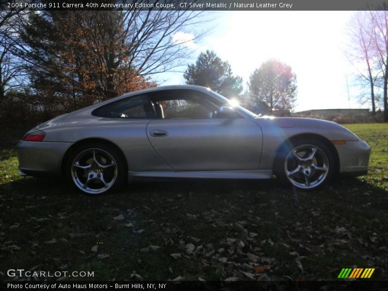 GT Silver Metallic / Natural Leather Grey 2004 Porsche 911 Carrera 40th Anniversary Edition Coupe