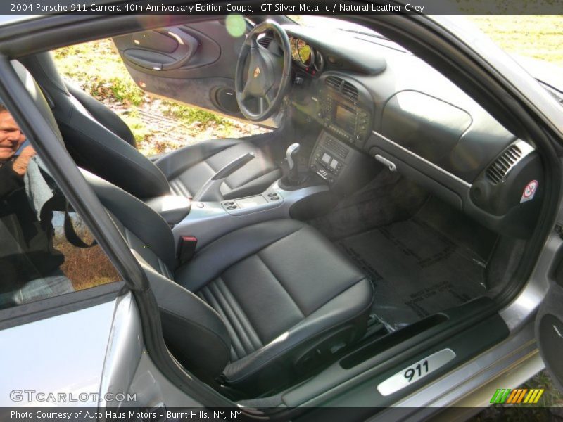  2004 911 Carrera 40th Anniversary Edition Coupe Natural Leather Grey Interior