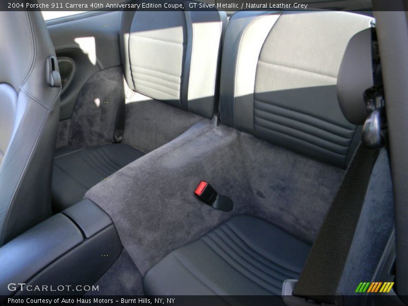 Rear Seat of 2004 911 Carrera 40th Anniversary Edition Coupe
