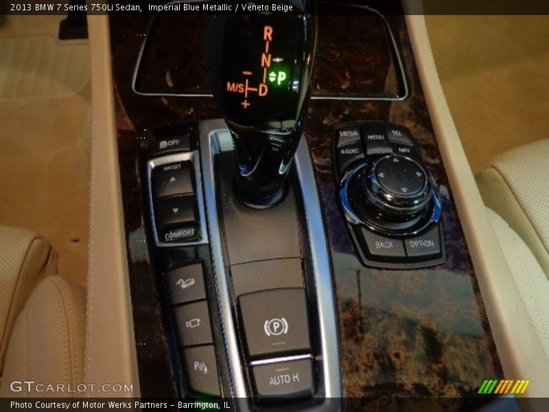 Imperial Blue Metallic / Veneto Beige 2013 BMW 7 Series 750Li Sedan