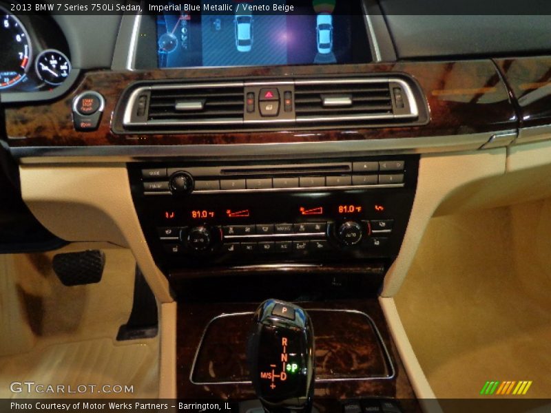 Imperial Blue Metallic / Veneto Beige 2013 BMW 7 Series 750Li Sedan
