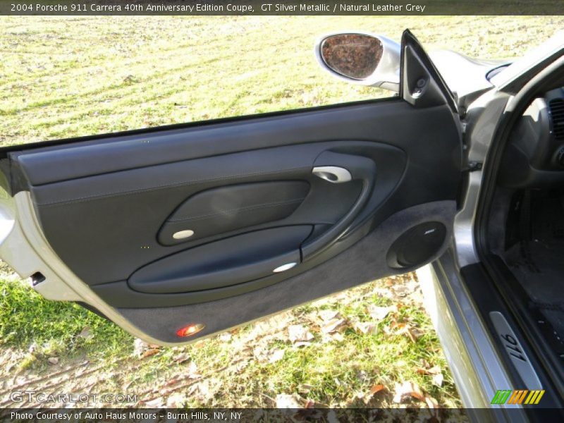 GT Silver Metallic / Natural Leather Grey 2004 Porsche 911 Carrera 40th Anniversary Edition Coupe