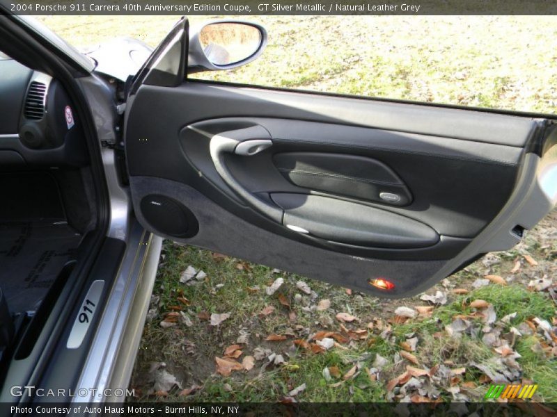 GT Silver Metallic / Natural Leather Grey 2004 Porsche 911 Carrera 40th Anniversary Edition Coupe