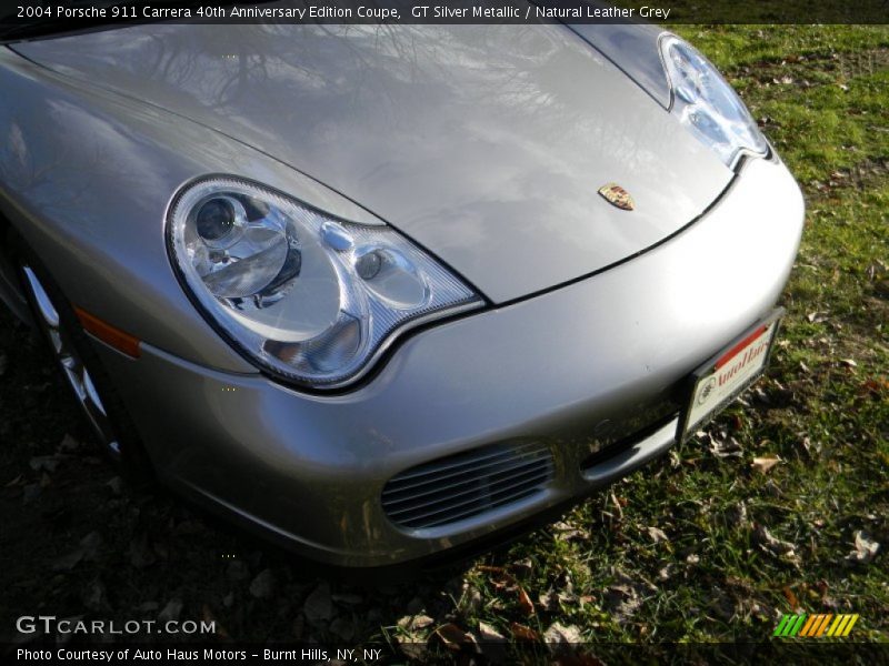 GT Silver Metallic / Natural Leather Grey 2004 Porsche 911 Carrera 40th Anniversary Edition Coupe