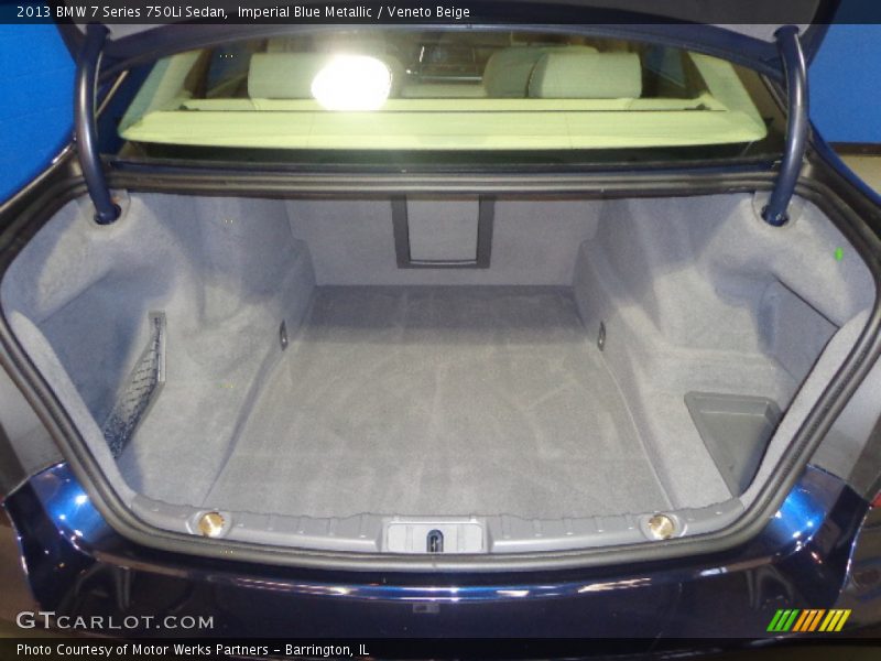 Imperial Blue Metallic / Veneto Beige 2013 BMW 7 Series 750Li Sedan