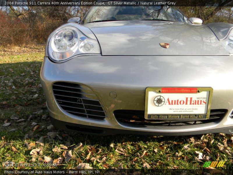 GT Silver Metallic / Natural Leather Grey 2004 Porsche 911 Carrera 40th Anniversary Edition Coupe