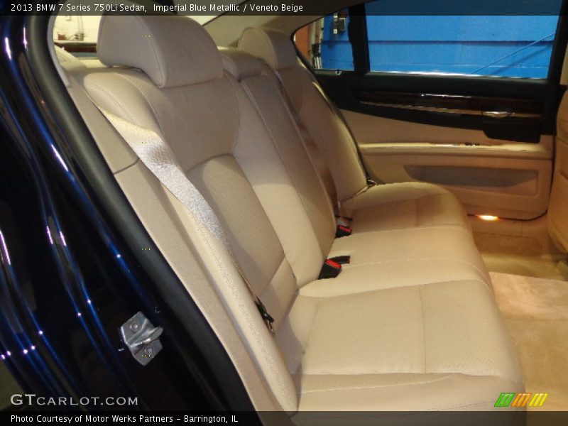 Imperial Blue Metallic / Veneto Beige 2013 BMW 7 Series 750Li Sedan