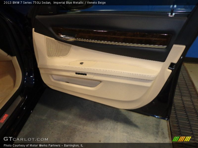 Imperial Blue Metallic / Veneto Beige 2013 BMW 7 Series 750Li Sedan