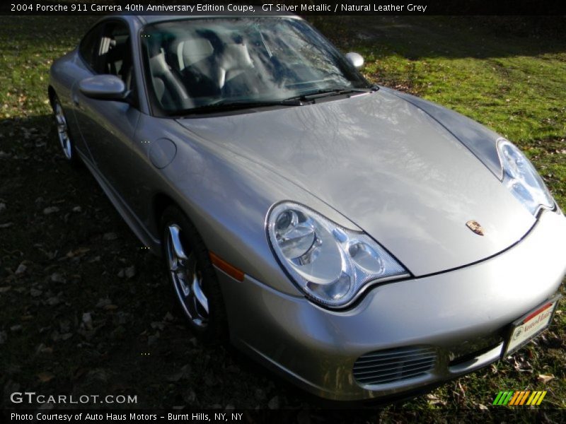 GT Silver Metallic / Natural Leather Grey 2004 Porsche 911 Carrera 40th Anniversary Edition Coupe