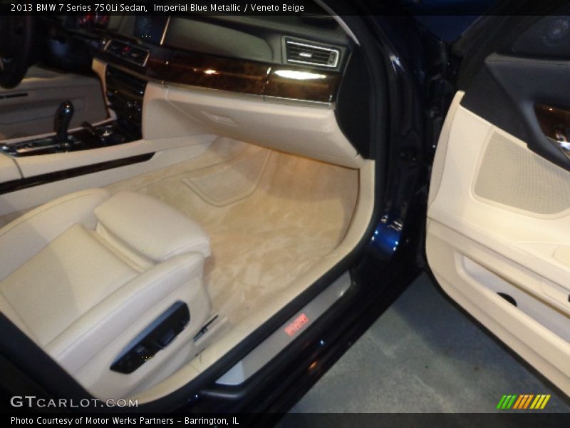 Imperial Blue Metallic / Veneto Beige 2013 BMW 7 Series 750Li Sedan