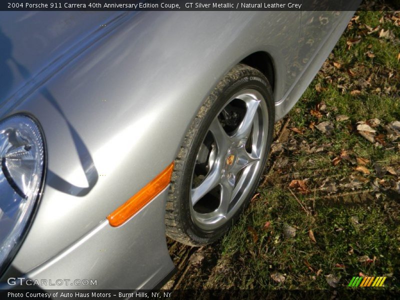 GT Silver Metallic / Natural Leather Grey 2004 Porsche 911 Carrera 40th Anniversary Edition Coupe