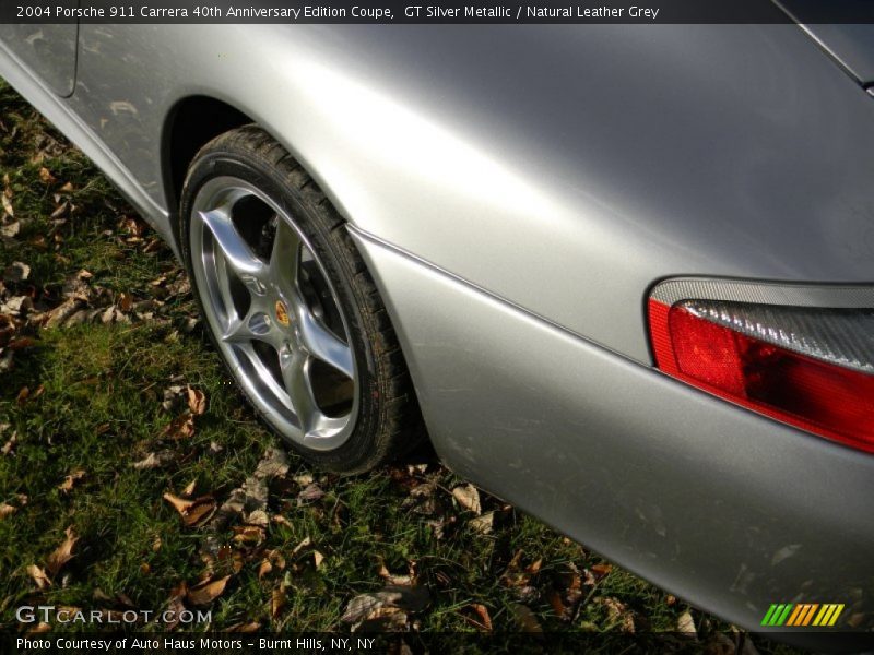 GT Silver Metallic / Natural Leather Grey 2004 Porsche 911 Carrera 40th Anniversary Edition Coupe