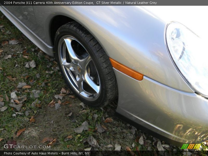 GT Silver Metallic / Natural Leather Grey 2004 Porsche 911 Carrera 40th Anniversary Edition Coupe
