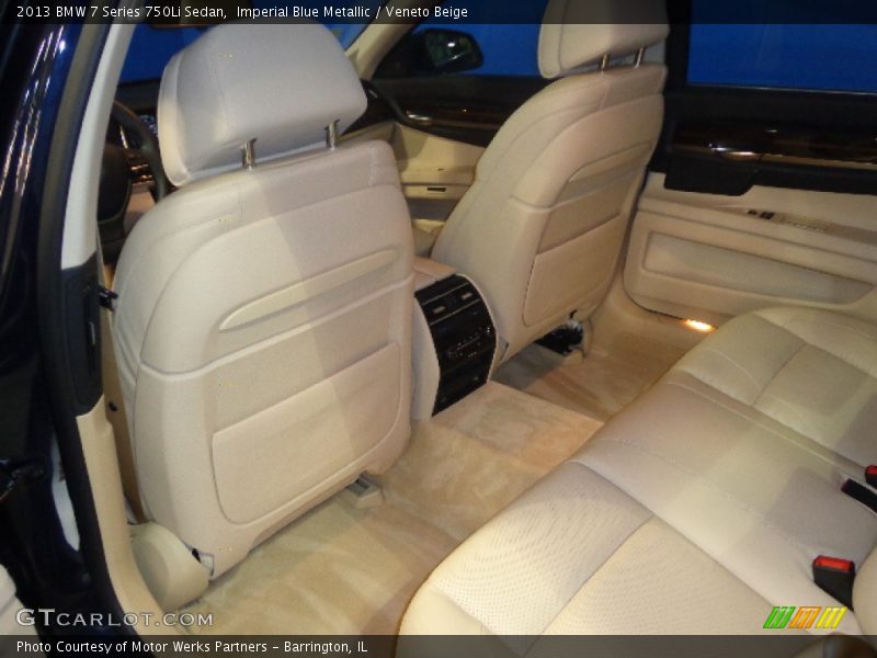 Imperial Blue Metallic / Veneto Beige 2013 BMW 7 Series 750Li Sedan