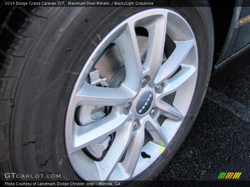 Maximum Steel Metallic / Black/Light Graystone 2014 Dodge Grand Caravan SXT