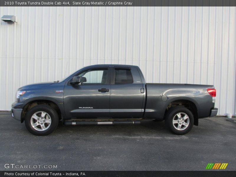Slate Gray Metallic / Graphite Gray 2010 Toyota Tundra Double Cab 4x4