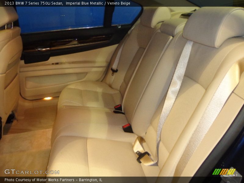 Imperial Blue Metallic / Veneto Beige 2013 BMW 7 Series 750Li Sedan