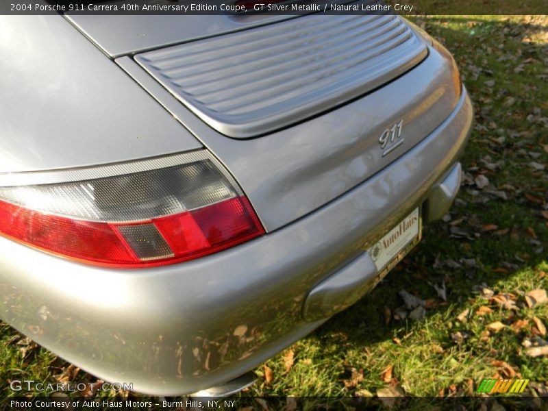 GT Silver Metallic / Natural Leather Grey 2004 Porsche 911 Carrera 40th Anniversary Edition Coupe