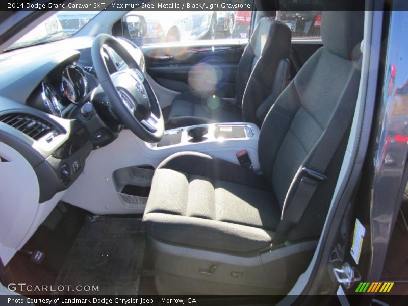 Maximum Steel Metallic / Black/Light Graystone 2014 Dodge Grand Caravan SXT