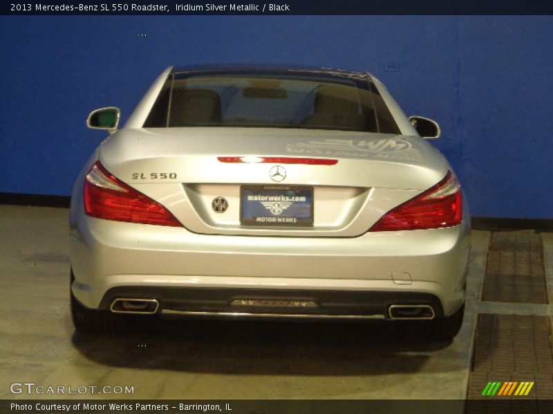 Iridium Silver Metallic / Black 2013 Mercedes-Benz SL 550 Roadster