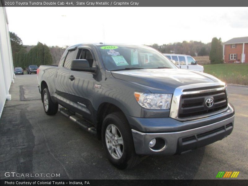 Slate Gray Metallic / Graphite Gray 2010 Toyota Tundra Double Cab 4x4