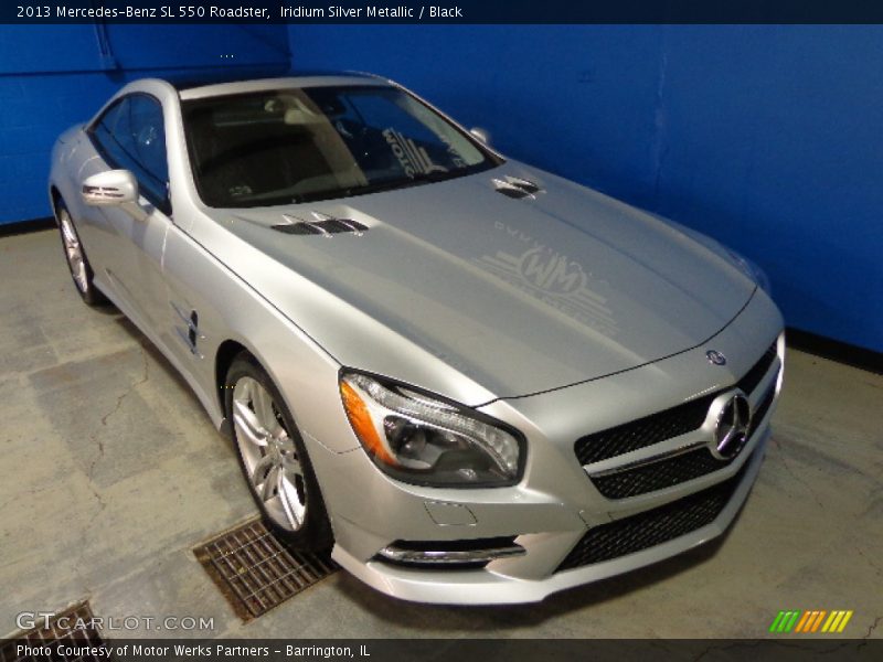 Iridium Silver Metallic / Black 2013 Mercedes-Benz SL 550 Roadster