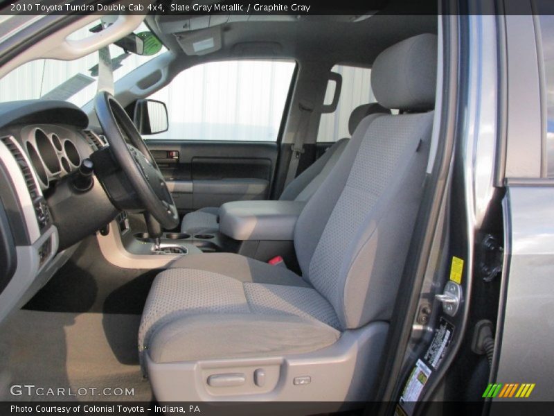 Slate Gray Metallic / Graphite Gray 2010 Toyota Tundra Double Cab 4x4