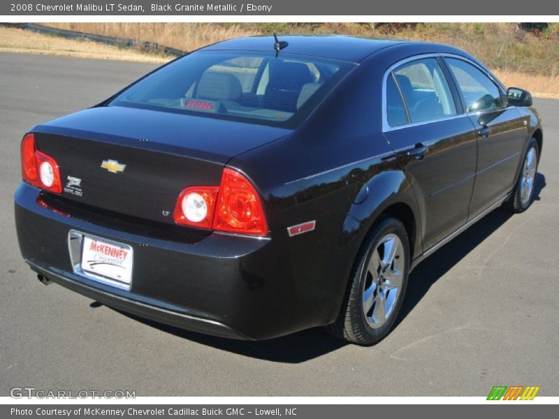 Black Granite Metallic / Ebony 2008 Chevrolet Malibu LT Sedan