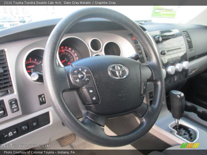 Slate Gray Metallic / Graphite Gray 2010 Toyota Tundra Double Cab 4x4