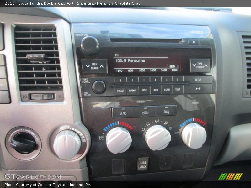 Slate Gray Metallic / Graphite Gray 2010 Toyota Tundra Double Cab 4x4