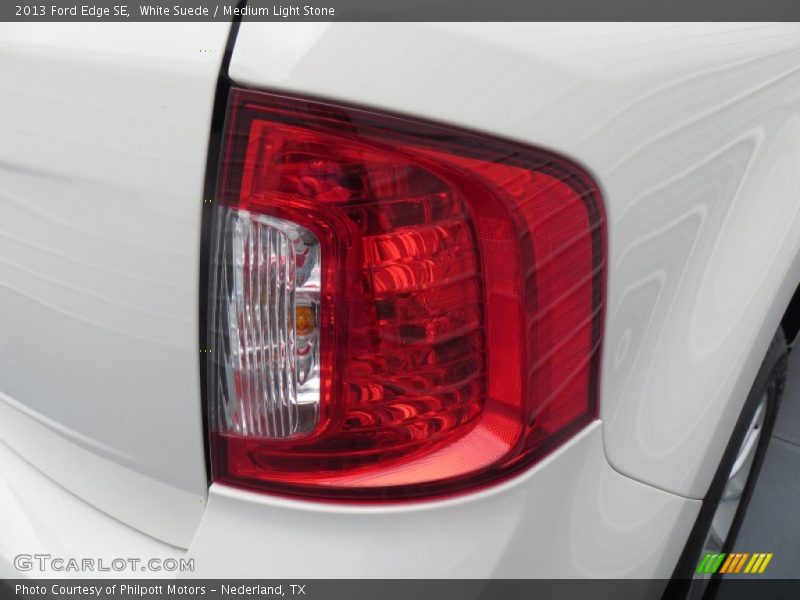 White Suede / Medium Light Stone 2013 Ford Edge SE