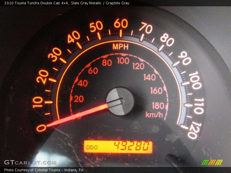 Slate Gray Metallic / Graphite Gray 2010 Toyota Tundra Double Cab 4x4