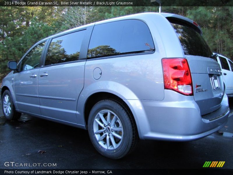 Billet Silver Metallic / Black/Light Graystone 2014 Dodge Grand Caravan SE