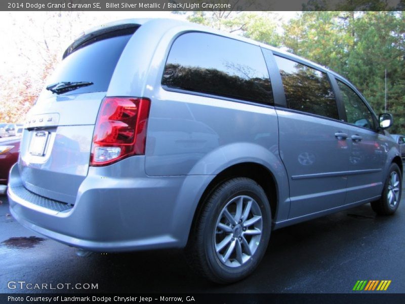 Billet Silver Metallic / Black/Light Graystone 2014 Dodge Grand Caravan SE