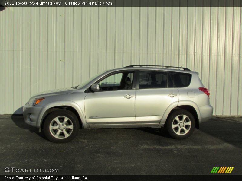 Classic Silver Metallic / Ash 2011 Toyota RAV4 Limited 4WD