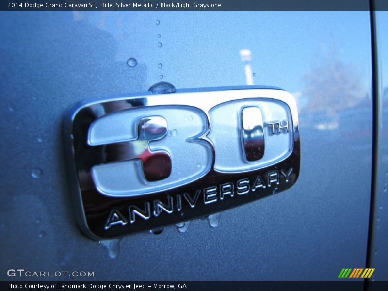 Billet Silver Metallic / Black/Light Graystone 2014 Dodge Grand Caravan SE