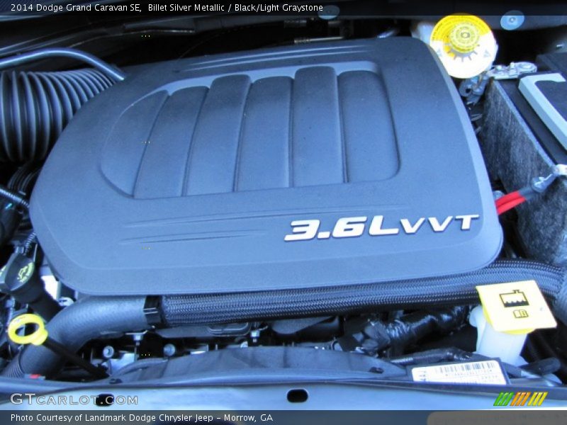 Billet Silver Metallic / Black/Light Graystone 2014 Dodge Grand Caravan SE