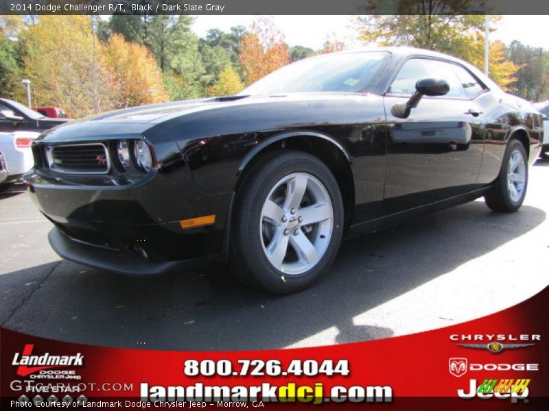 Black / Dark Slate Gray 2014 Dodge Challenger R/T
