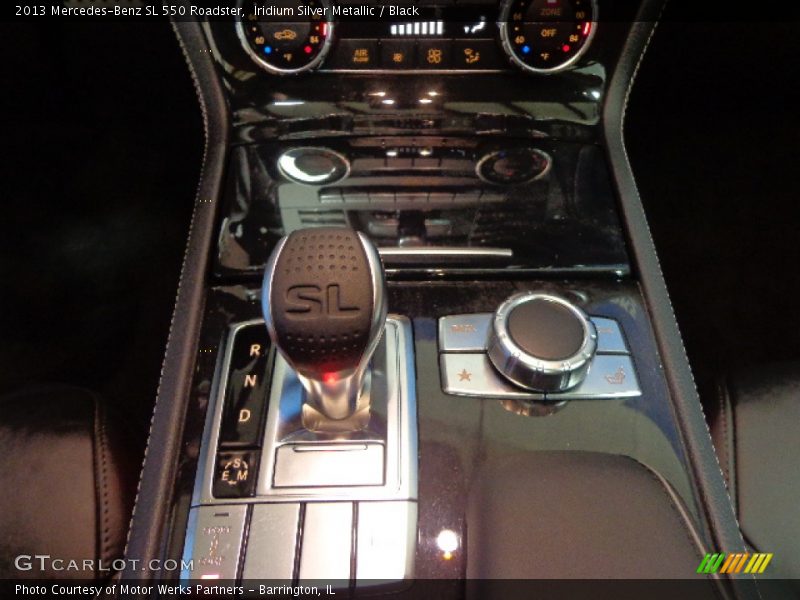 Iridium Silver Metallic / Black 2013 Mercedes-Benz SL 550 Roadster