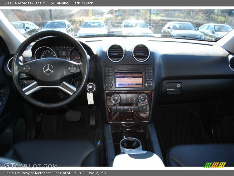 Black / Black 2011 Mercedes-Benz ML 350 4Matic